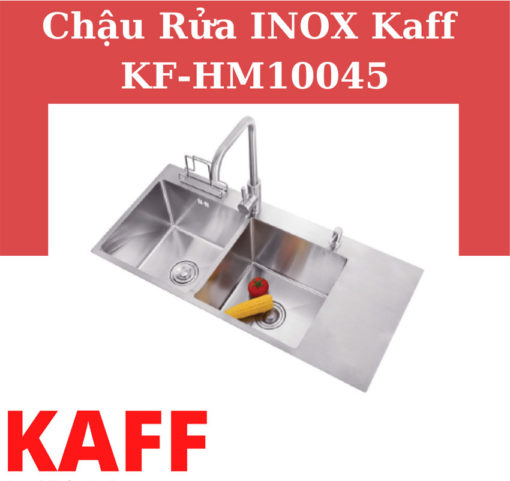 Chau rua inox Kaff KF HM