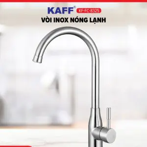 Vòi rửa nóng lạnh Inox Kaff KF-FC8325