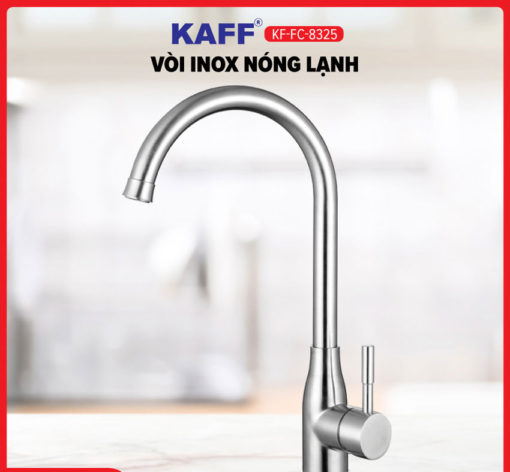 Vòi rửa nóng lạnh Inox Kaff KF-FC8325