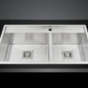 Chậu rửa inox Kaff KF-HM8245C