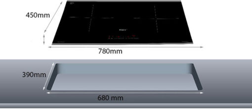 Bếp điện từ đôi Kaff KF-HMG5II