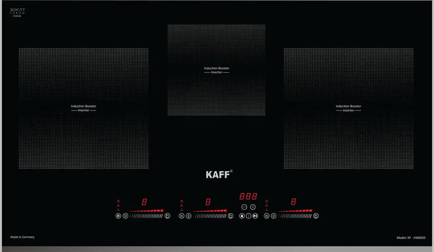 Bếp ba điện từ Kaff KF-IH6003II Bếp ba điện từ Kaff KF-IH6003II