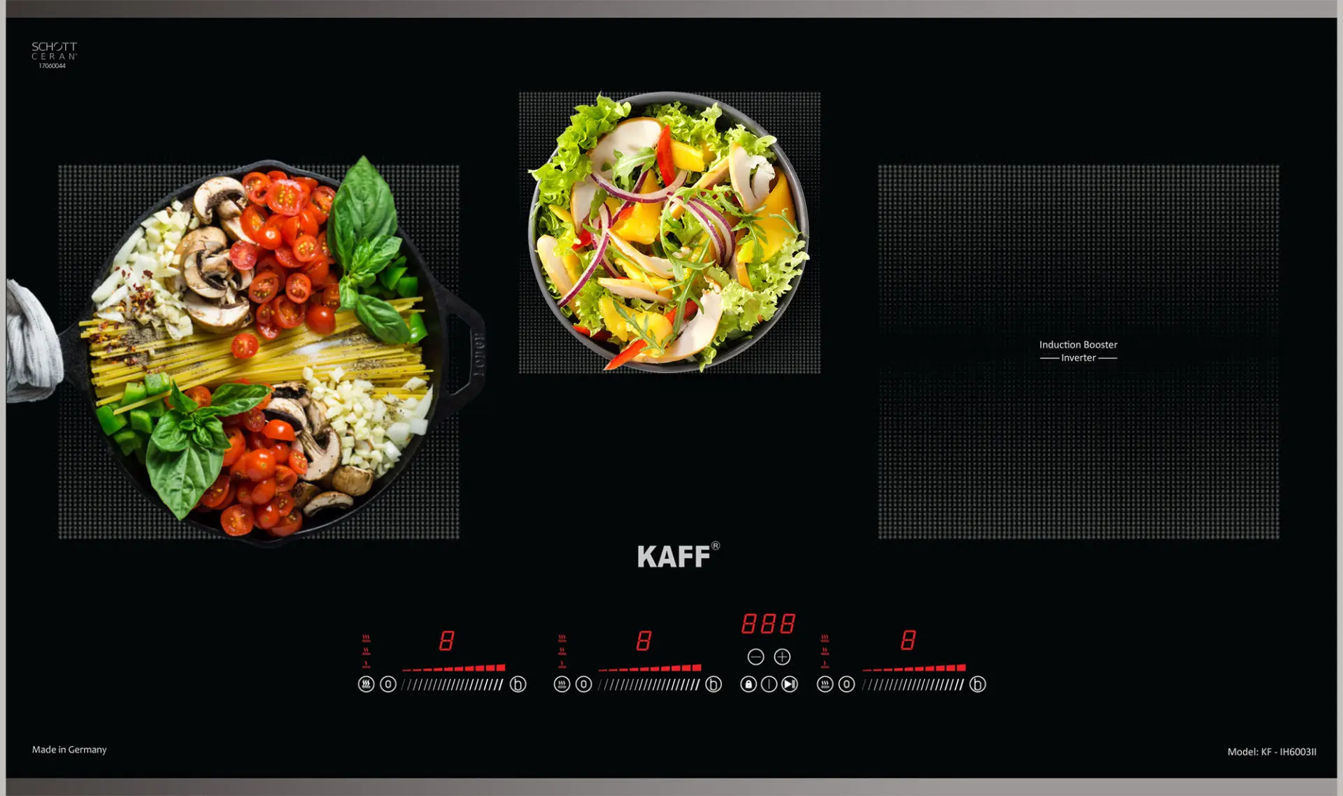 Bếp ba điện từ Kaff KF-IH6003II Bếp ba điện từ Kaff KF-IH6003II